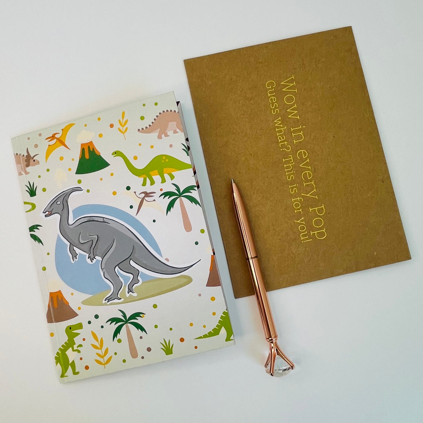 Dinosaur 3D Pop Up Greeting Card
