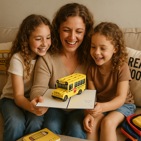 Magic School Bus 3D Pop Up Greeting Card