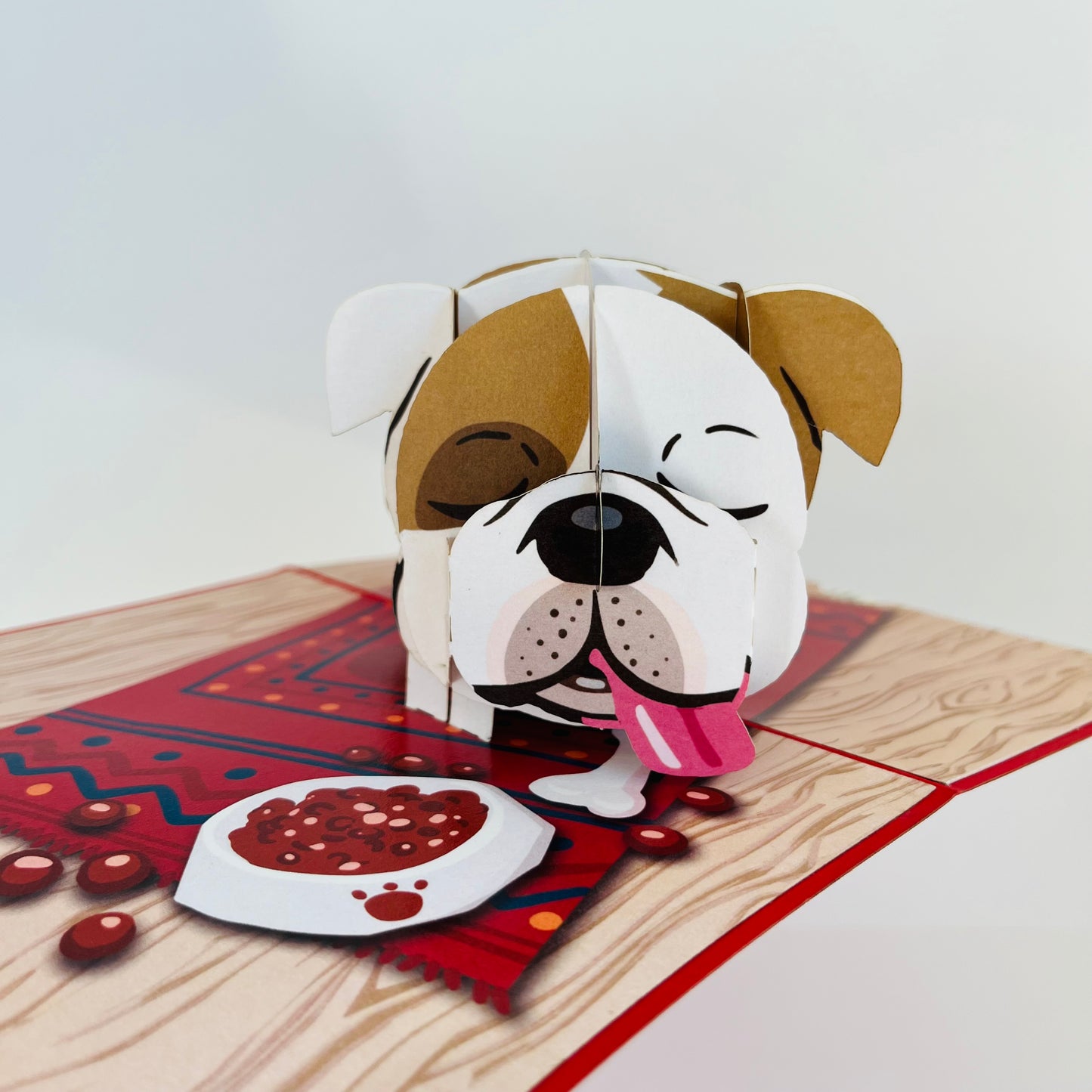 Snoozy Dog 3D Pop Up Greeting Card