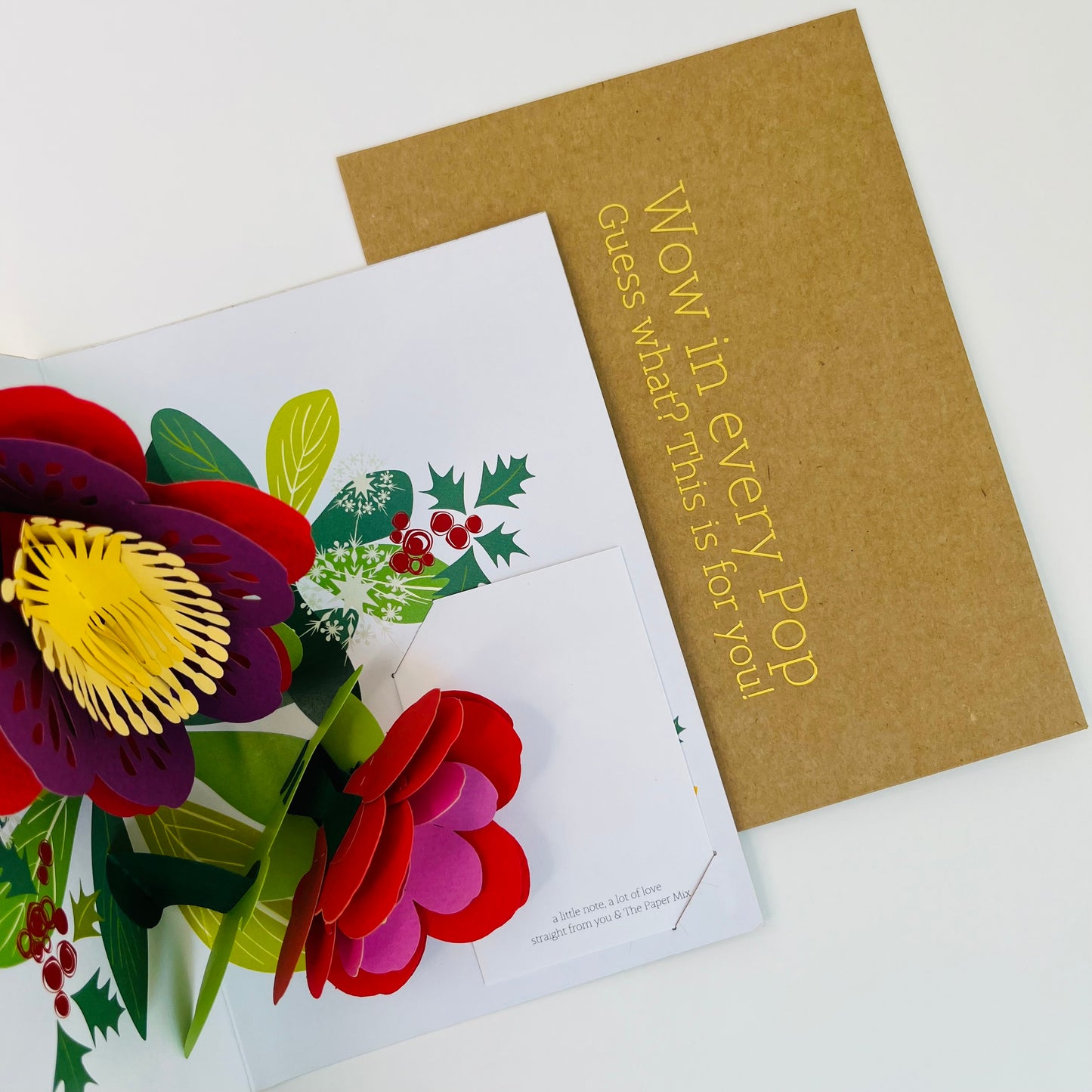 Blooming Magic 3D Pop Up Greeting Card