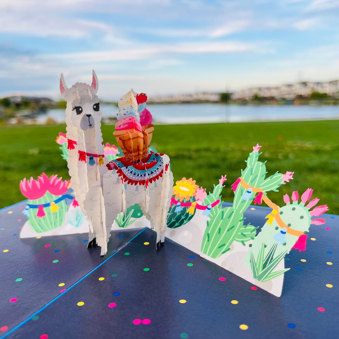 Llamazing Treat WOWPOP CARD