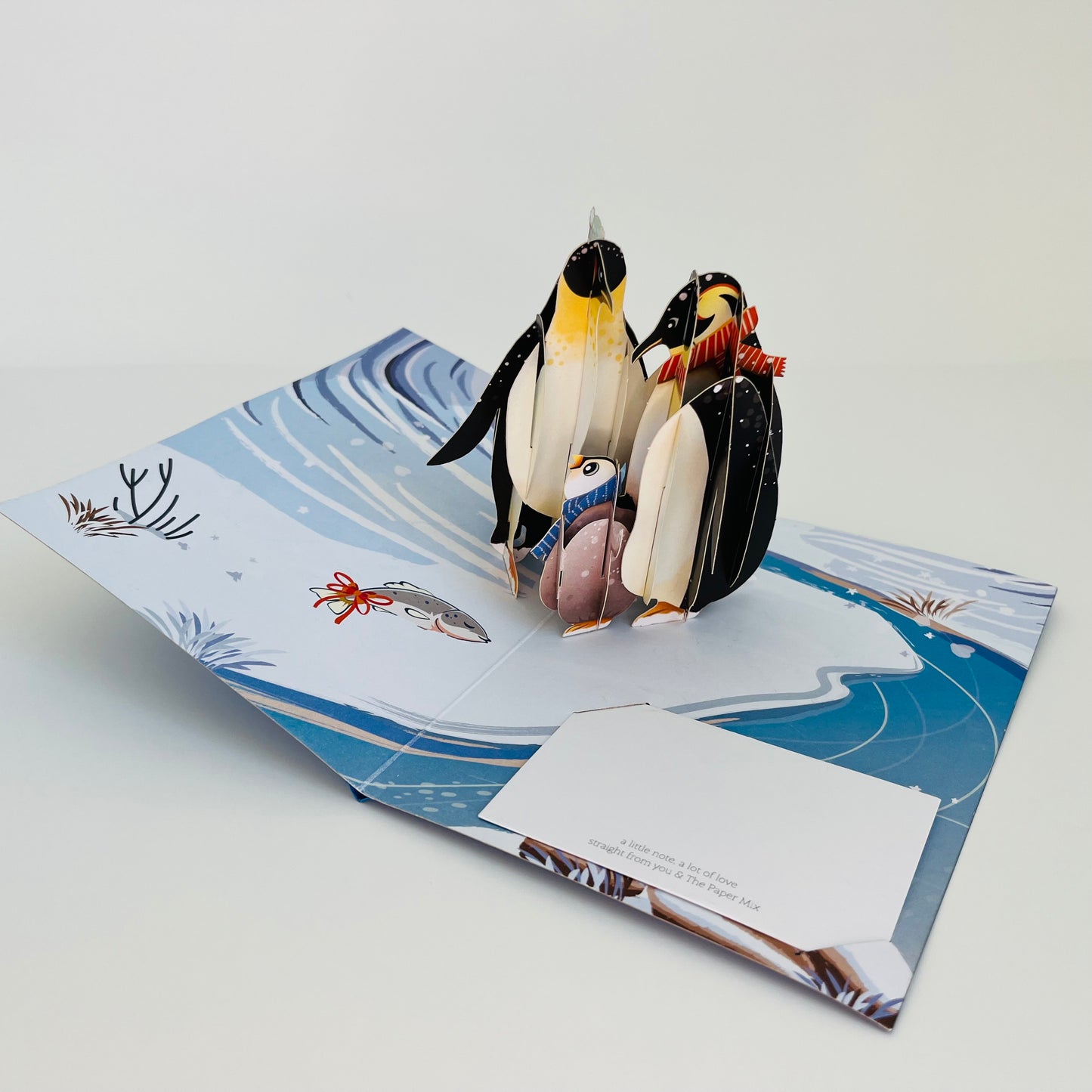 Penguin Family Love WOWPOP CARD