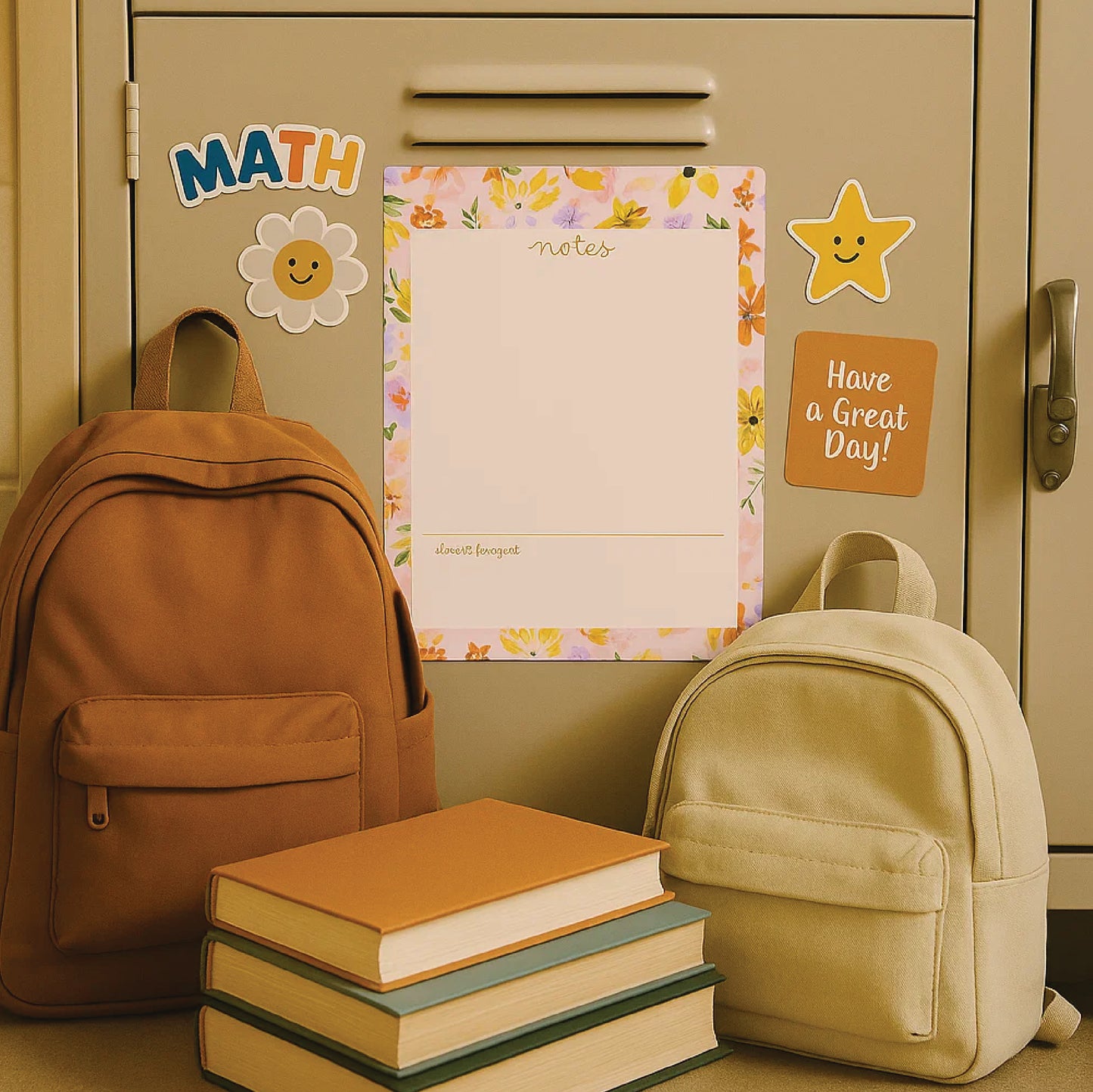 MIDSIZE MAGIC NOTEPAD with MAGNET and PENLOOP