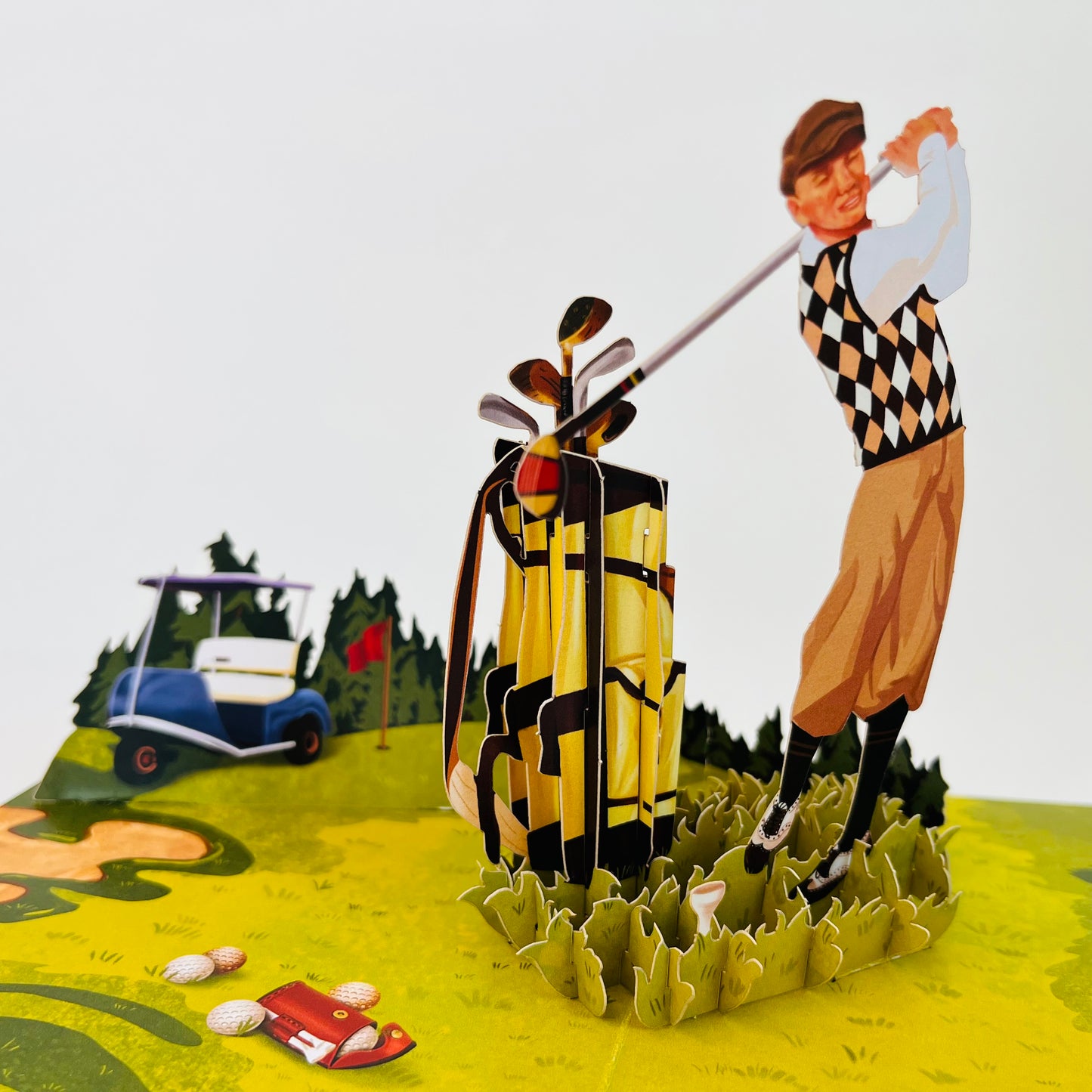 Golfing Adventure WOWPOP CARD