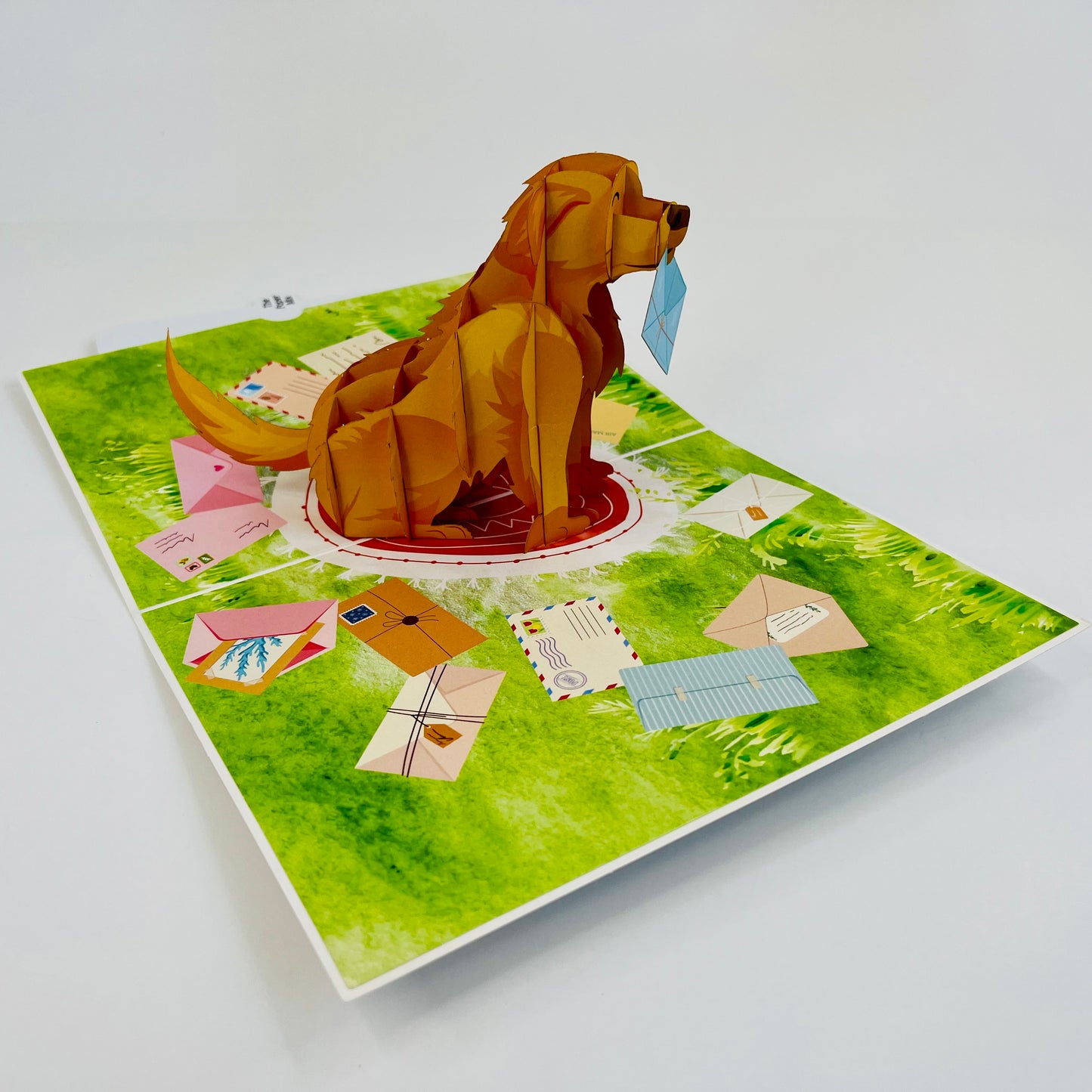 Pup's Love Letter 3D Pop Up Greeting Card
