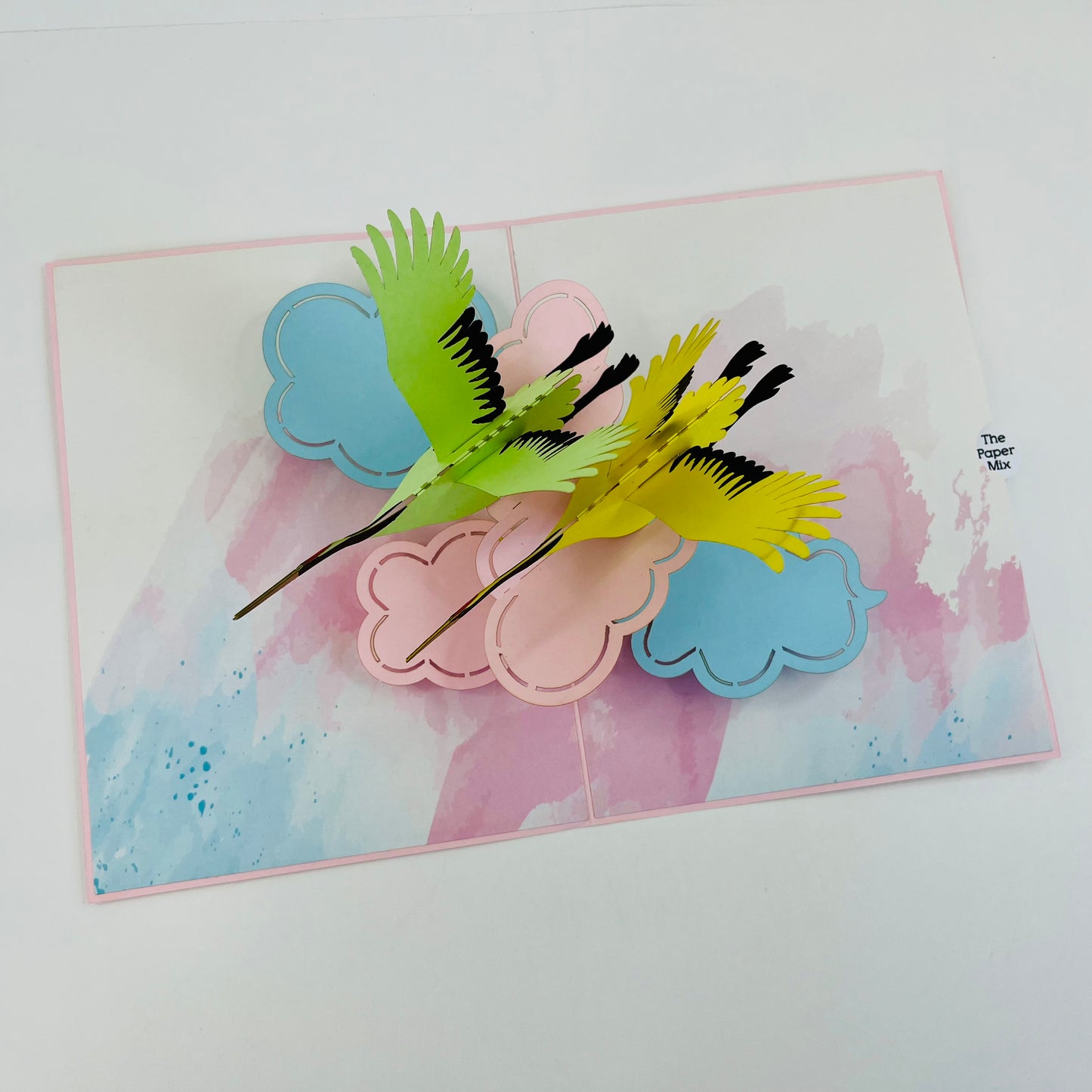 Colorful hair accessories on a textured background