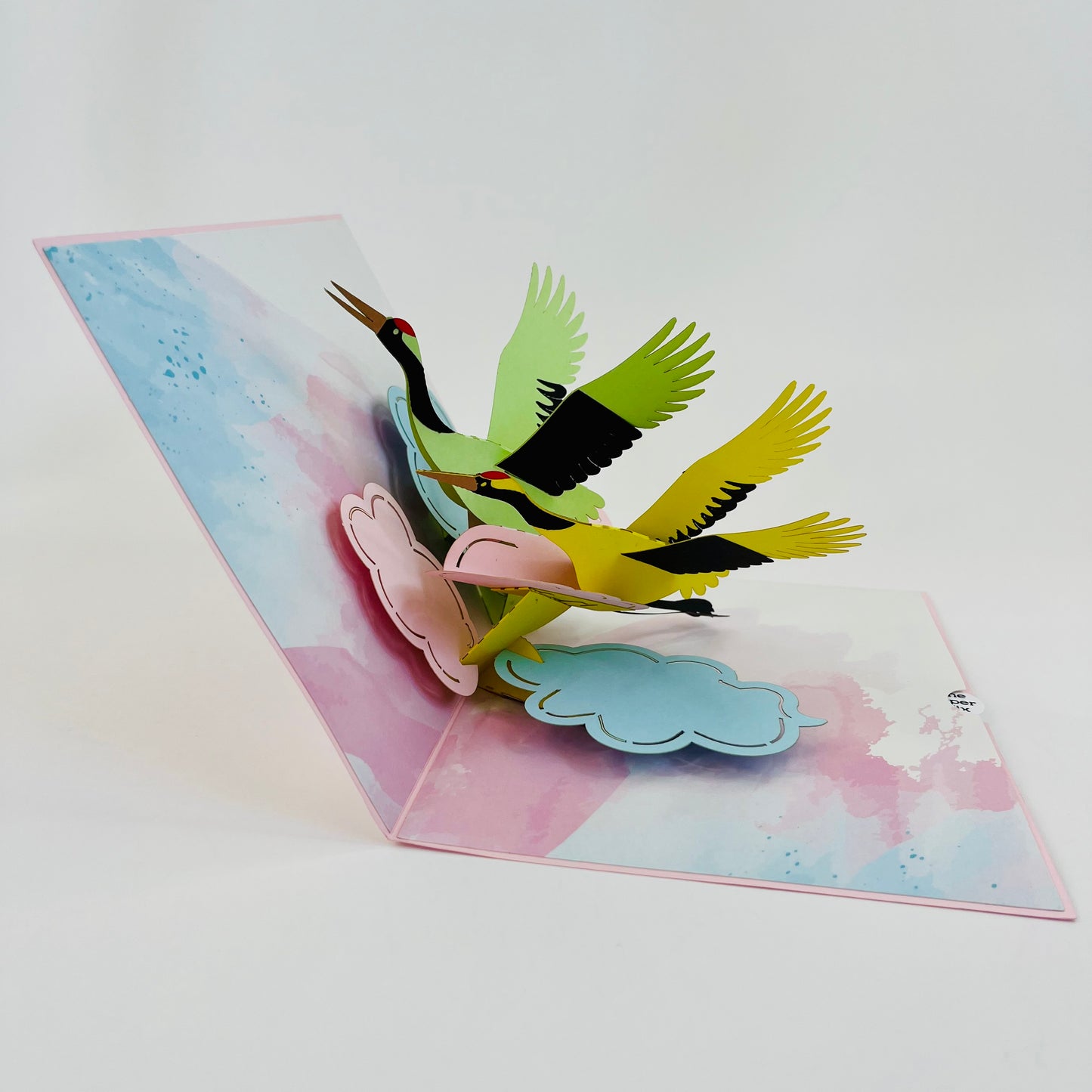 Crane Rainbow Magic WOWPOP CARD