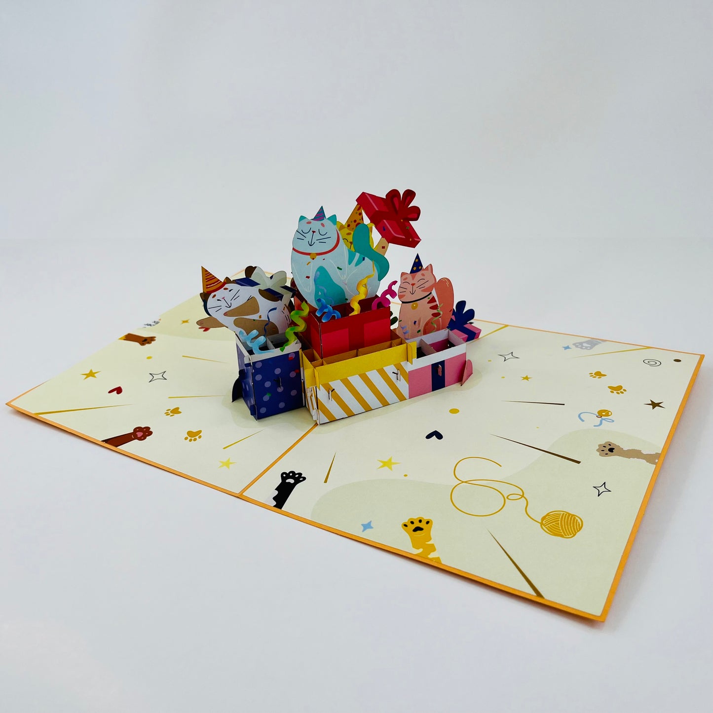 Cat's Gift Party WOWPOP CARD
