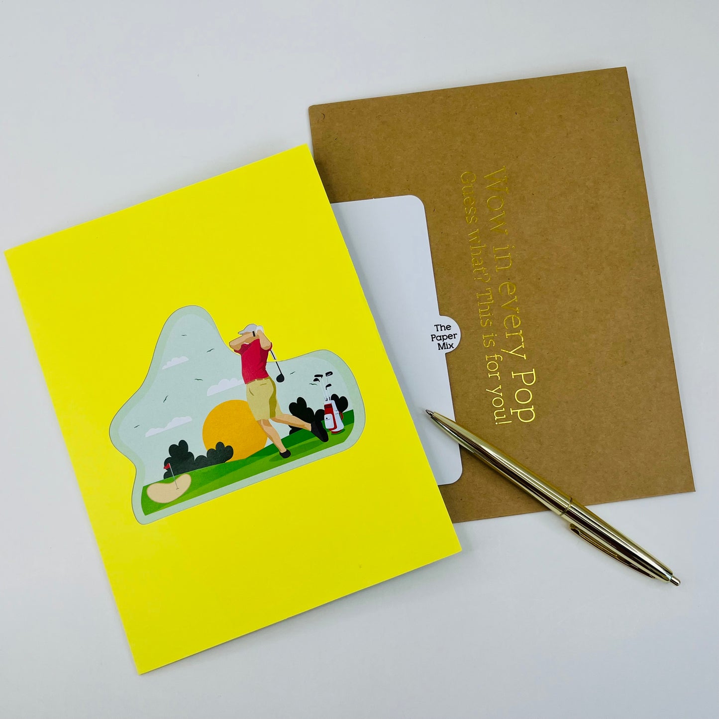 Golf Time WOWPOP CARD
