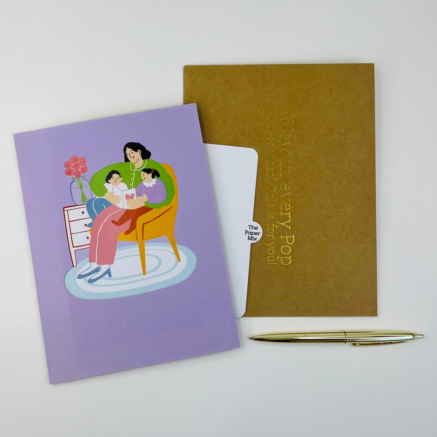 Story Time Snuggle WOWPOP CARD