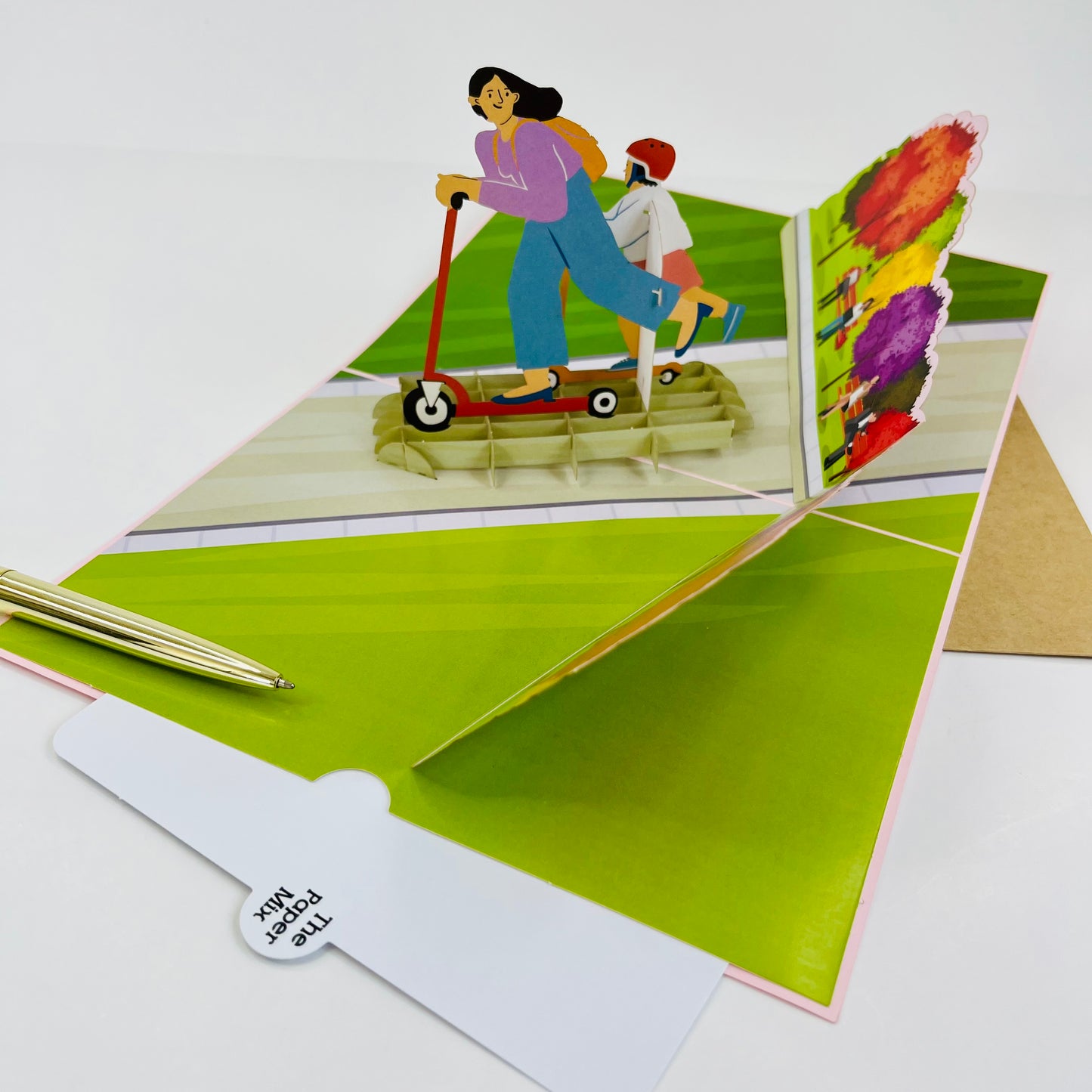 Scooter Ride Fun WOWPOP CARD