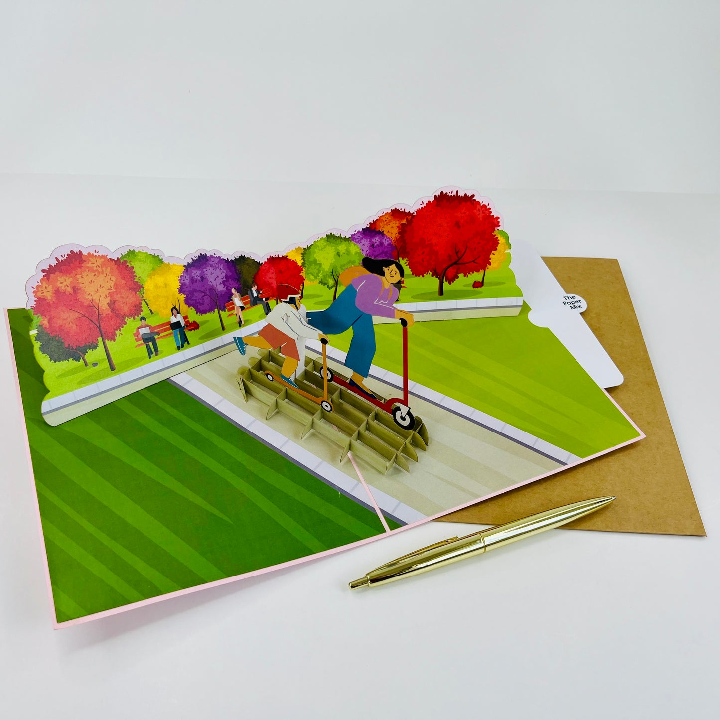 Scooter Ride Fun WOWPOP CARD