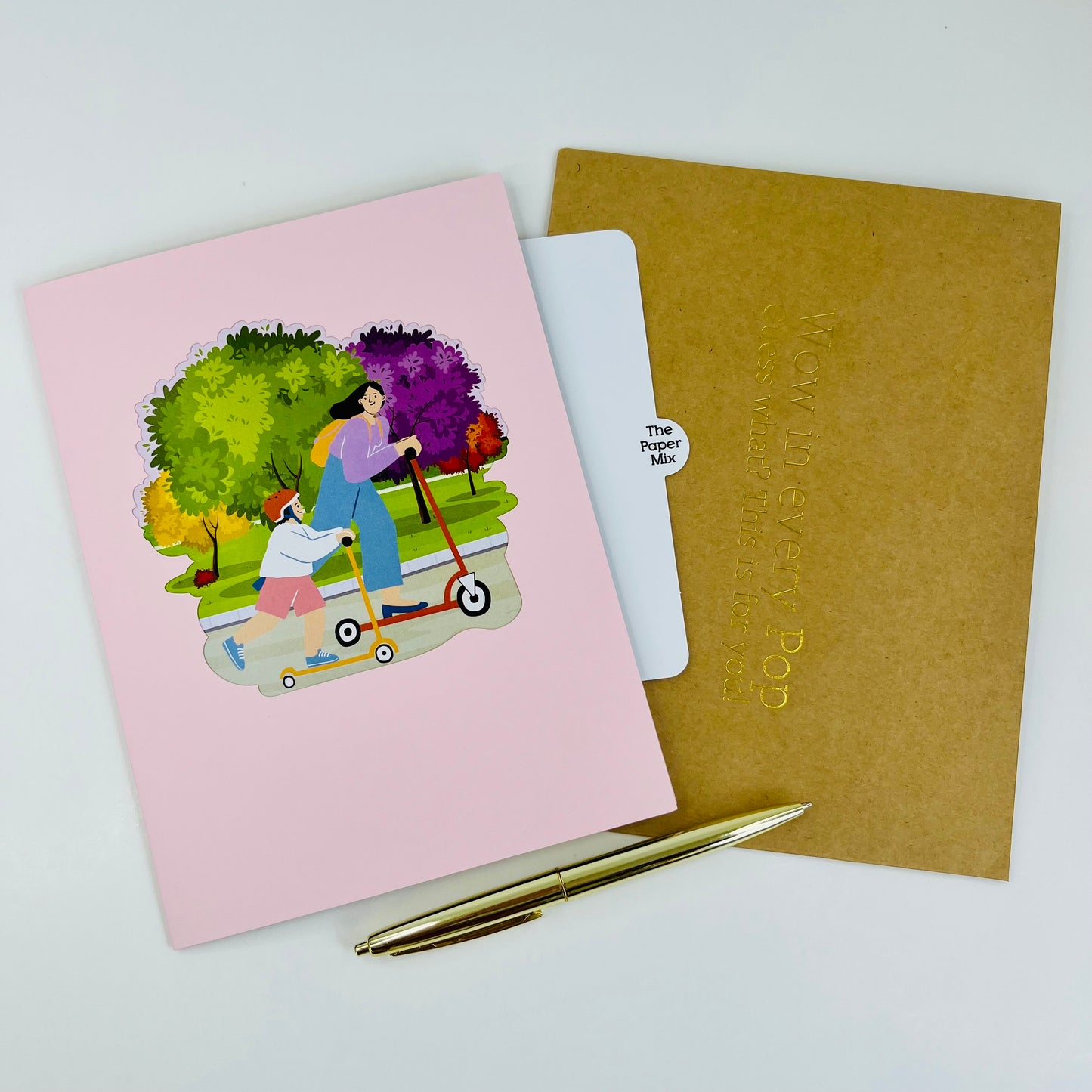 Scooter Ride Fun WOWPOP CARD