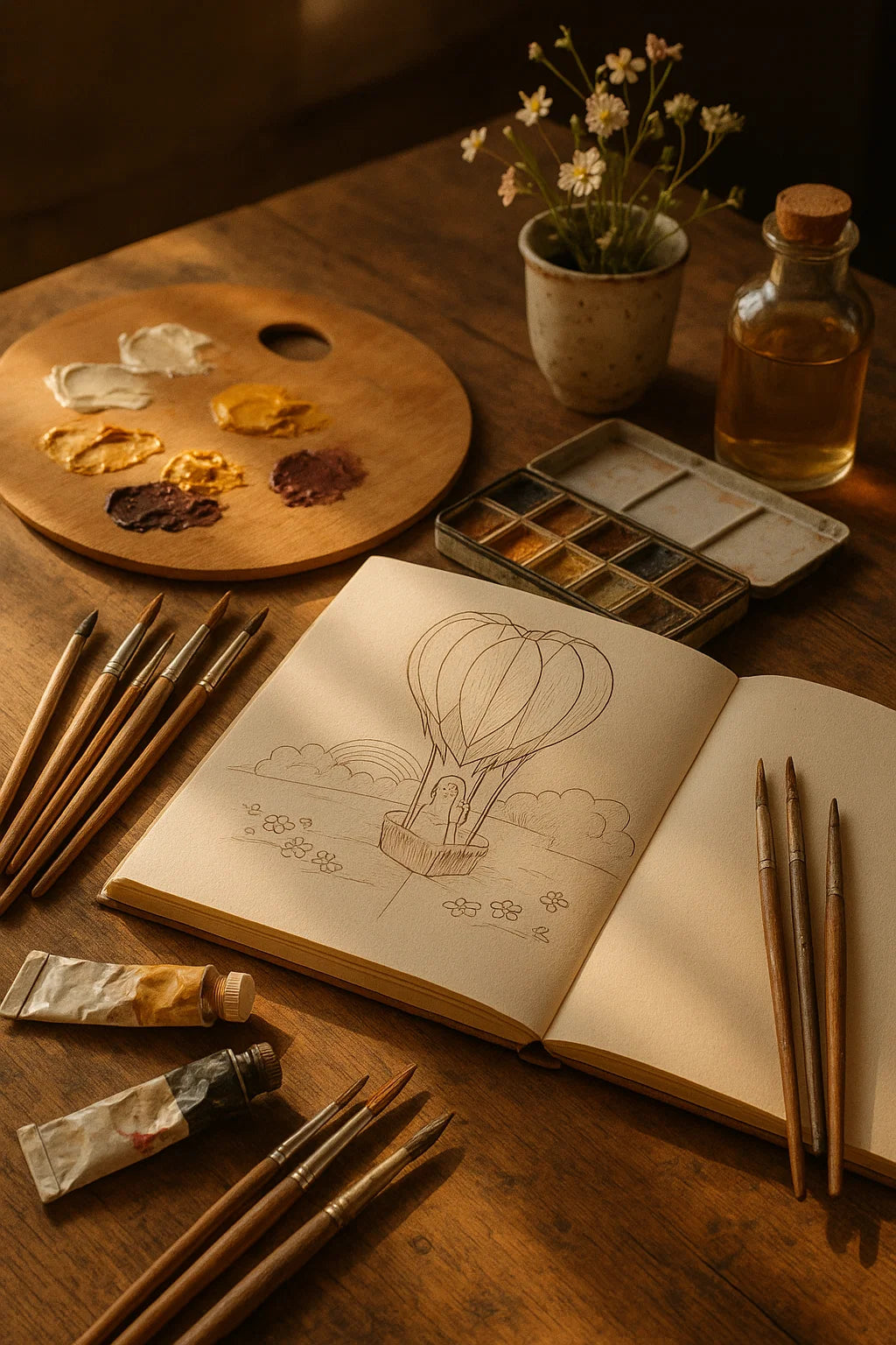 Love Air Balloon WOWPOP CARD