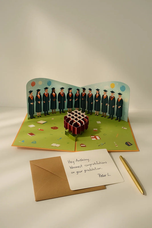 Graduation Cheers 3D Pop Up Greeting Card