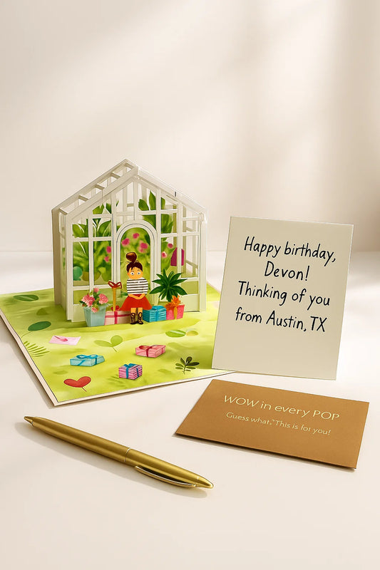 Gift of Love 3D Pop Up Greeting Card