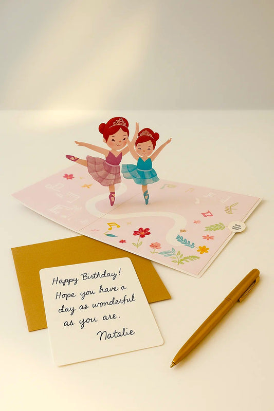 Dance of Joy 3D Pop Up Greeting Card