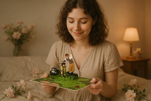 Golfing Adventure 3D Pop Up Greeting Card