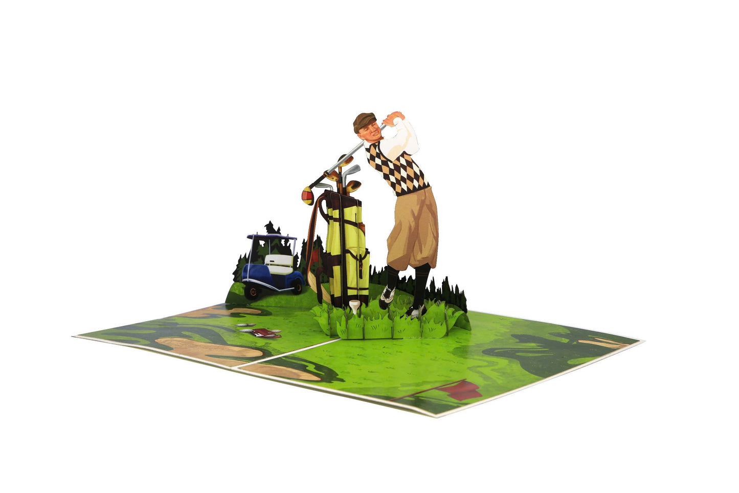 Golfing Adventure WOWPOP CARD