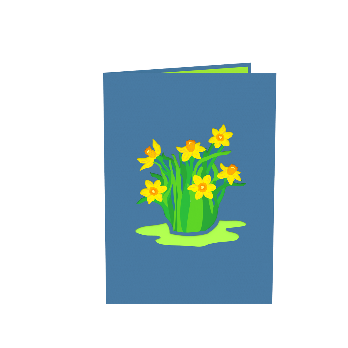 Daffodil Delight 3D Pop Up Greeting Card
