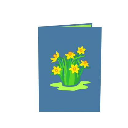 Daffodil Delight 3D Pop Up Greeting Card