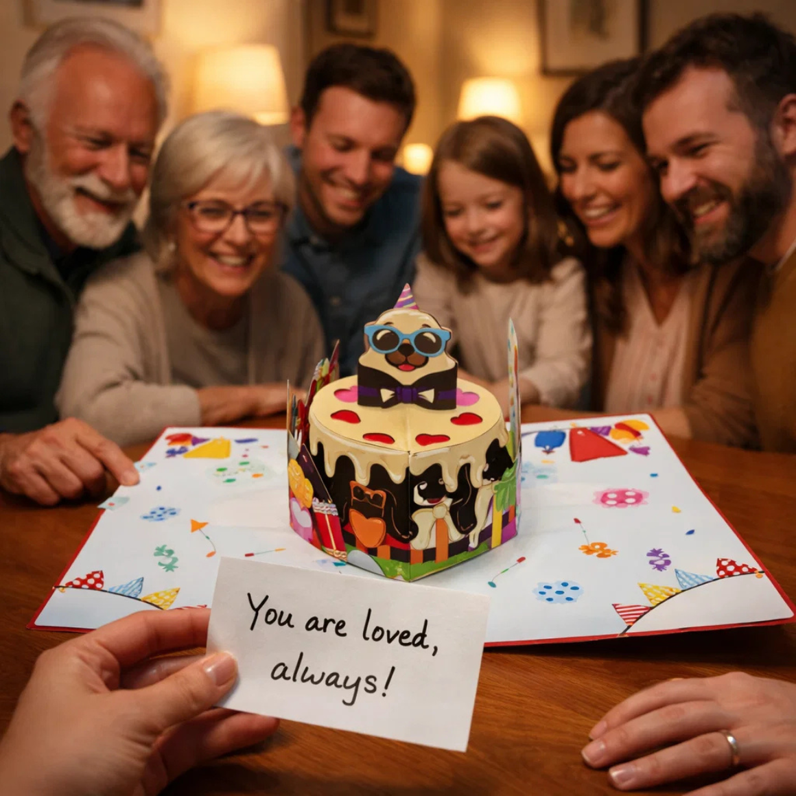 Puppy Party 3D Pop Up Greeting Card