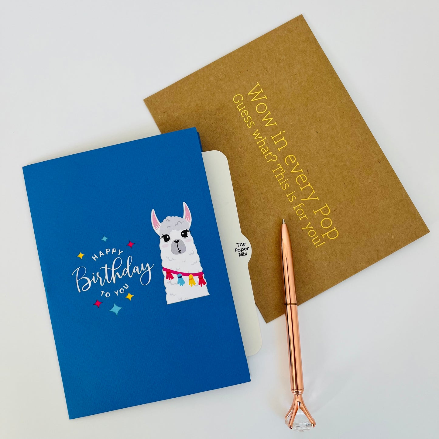 Llamazing Treat WOWPOP CARD