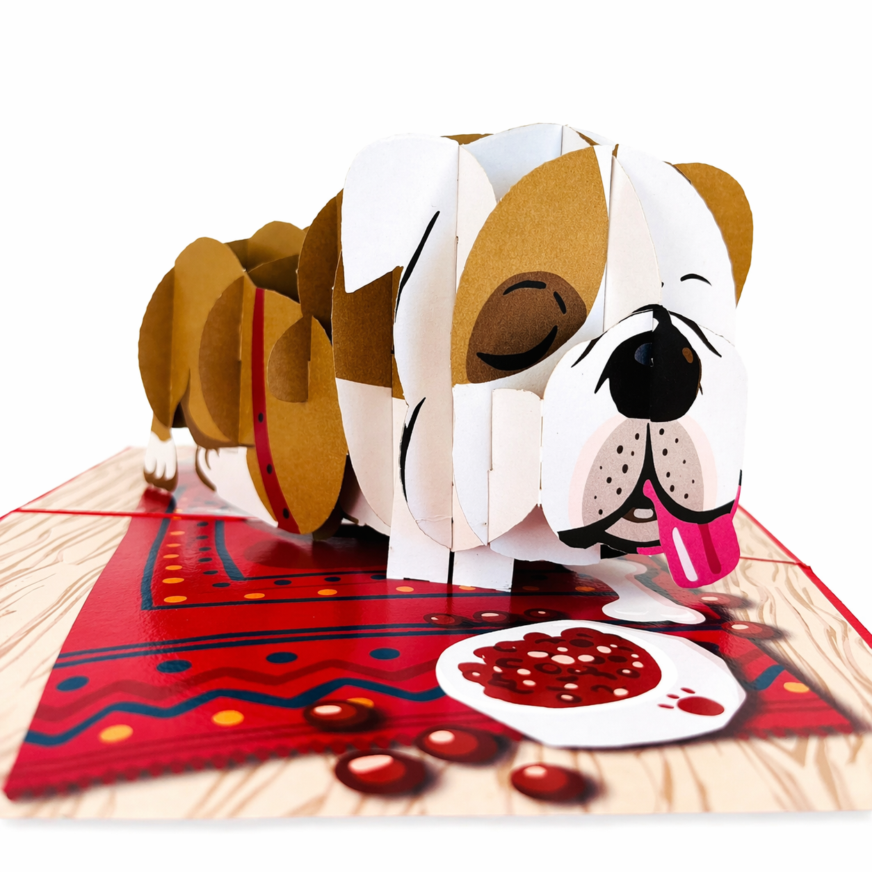 Snoozy Dog 3D Pop Up Greeting Card