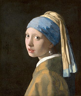 Girl with a Pearl Earring 3D Pop Up Greeting Card