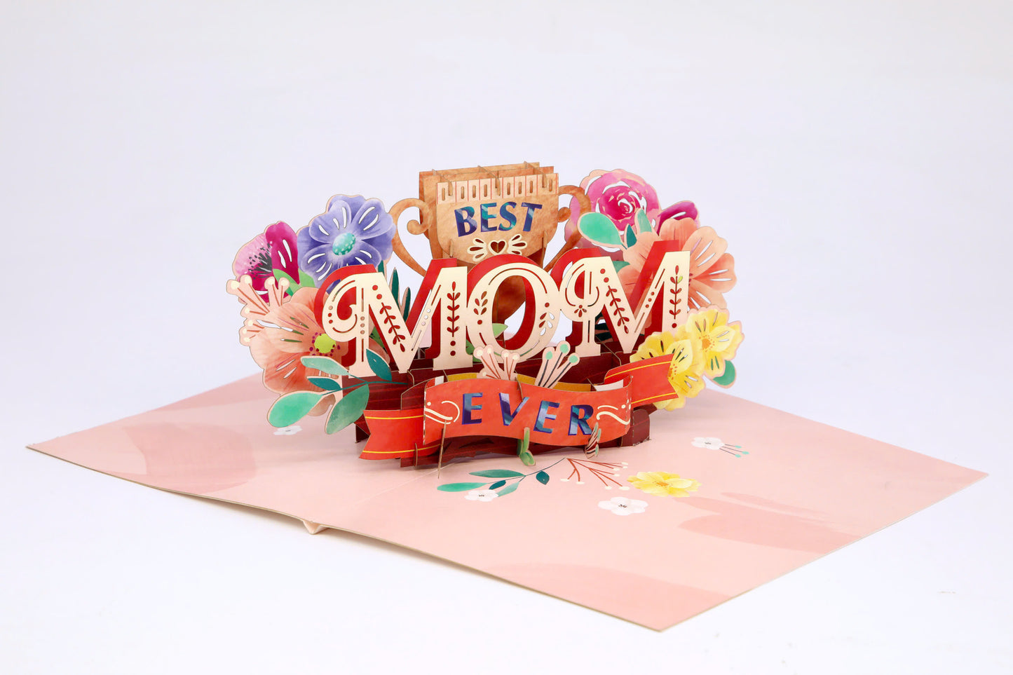 Best Mom 3D Pop Up Card