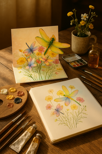 Garden Burst WOWPOP CARD