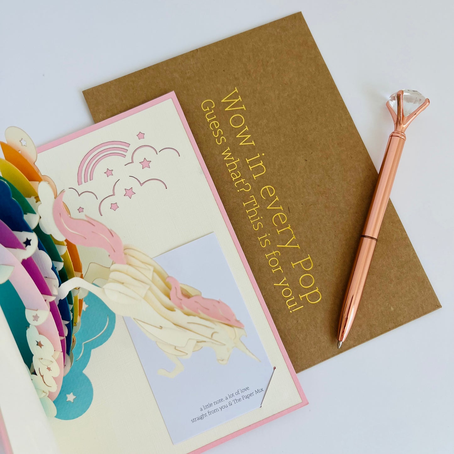 Unicorn Magic WOWPOP CARD
