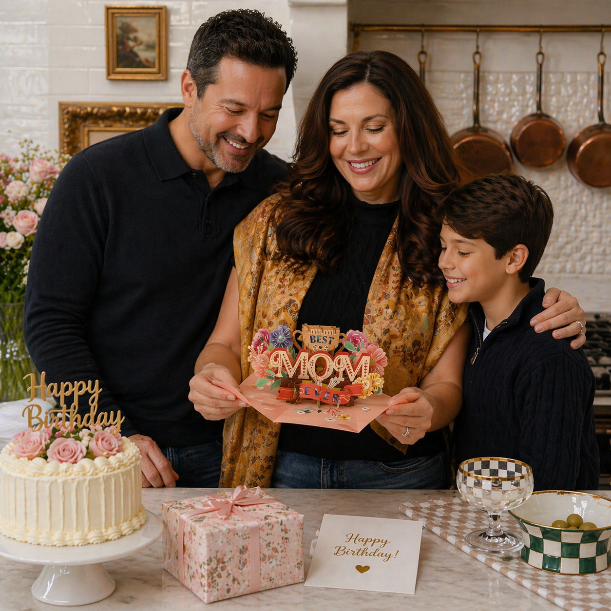 Best Mom 3D Pop Up Card