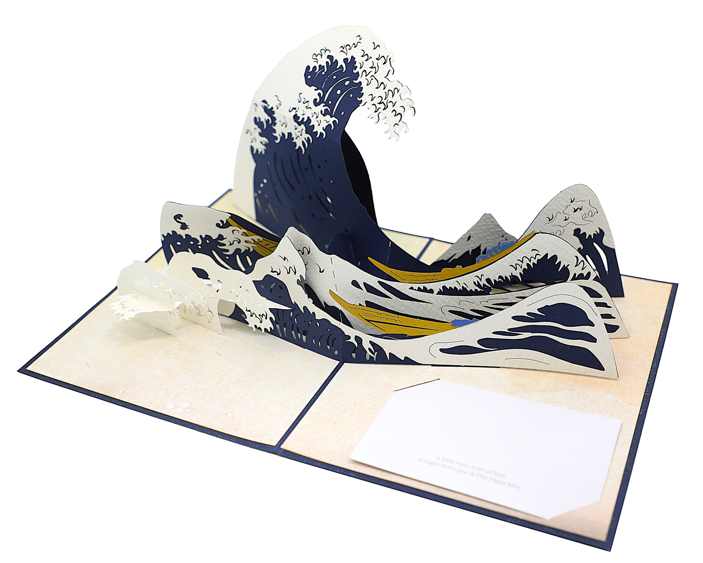 The Great Wave of Kanagawa 3D Pop Up Greeting Card