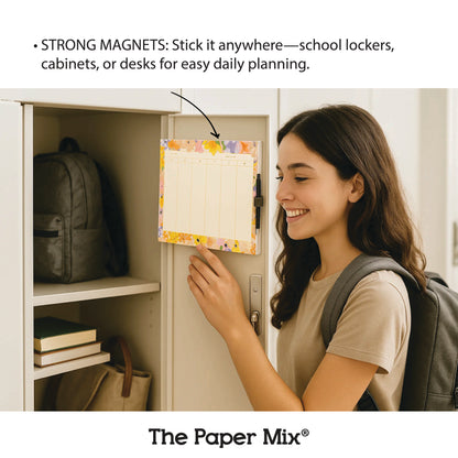 PERFECT PLANNER NOTEPAD with MAGNET and PENLOOP
