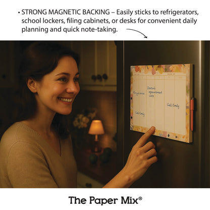 PERFECT PLANNER NOTEPAD with MAGNET and PENLOOP