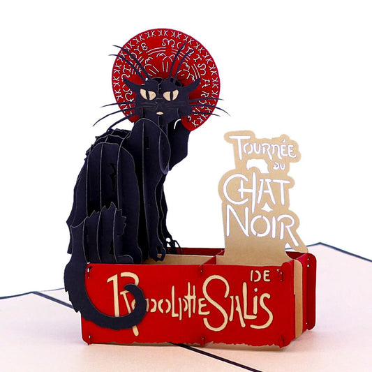 Le Chat Noir 3D Pop Up Card