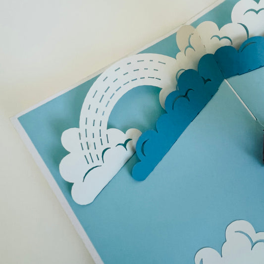 Love Air Balloon WOWPOP CARD