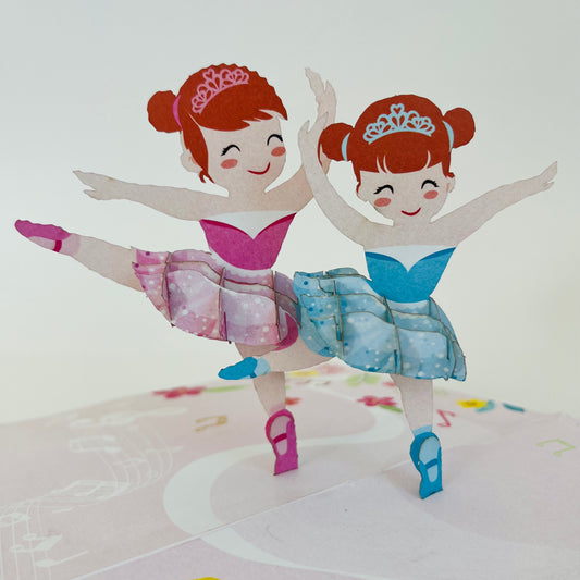 Dance of Joy 3D Pop Up Greeting Card