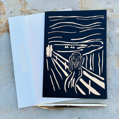 The Scream by Edvard Munch 3D Pop Up Greeting Card