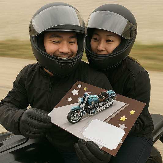 Race Ready 3D Pop Up Greeting Card