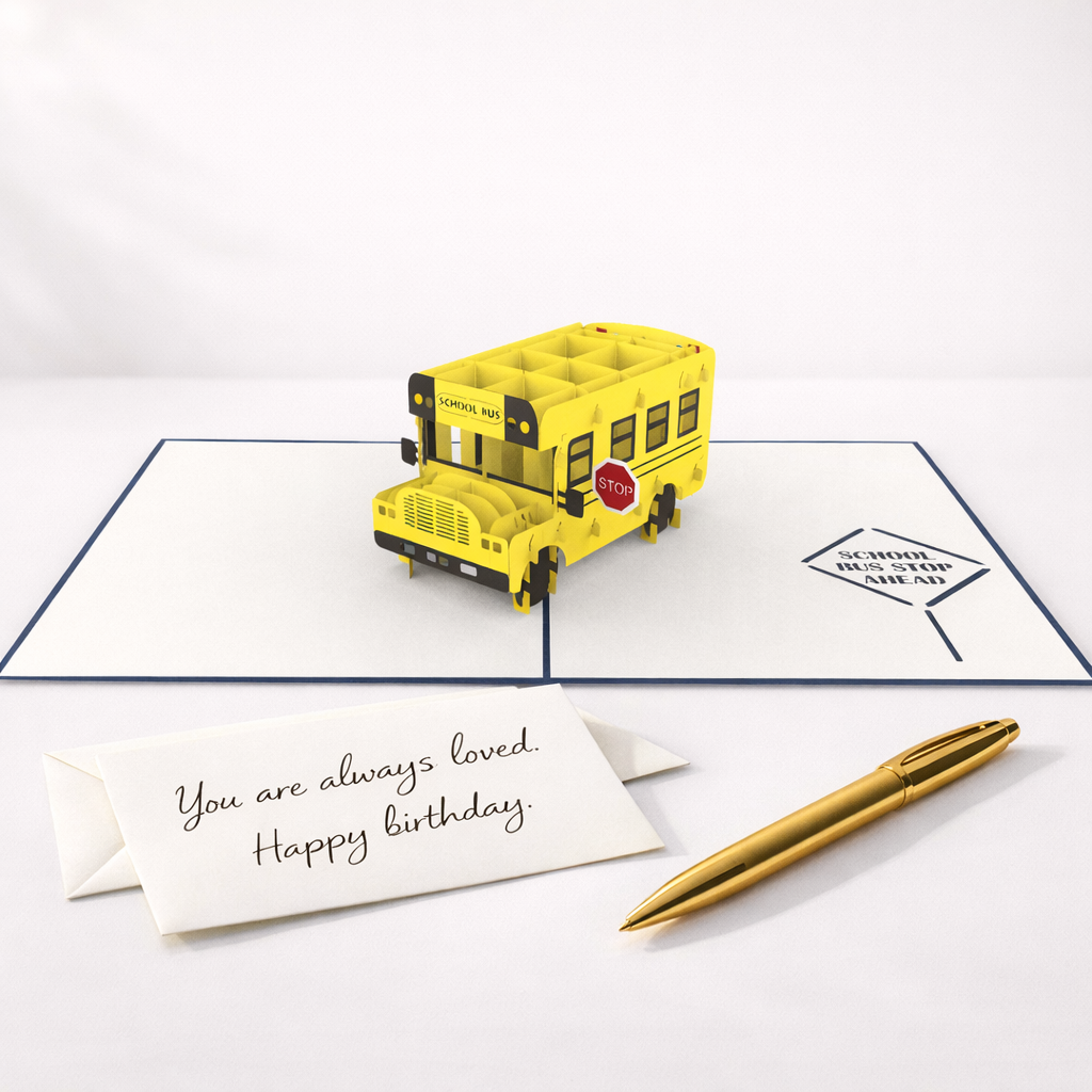 Magic School Bus 3D Pop Up Greeting Card
