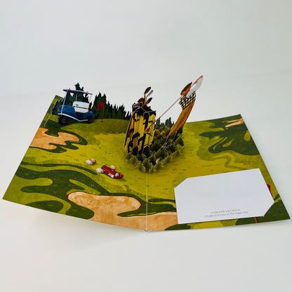 Golfing Adventure WOWPOP CARD