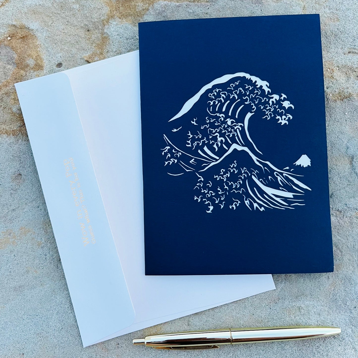 The Great Wave of Kanagawa 3D Pop Up Greeting Card