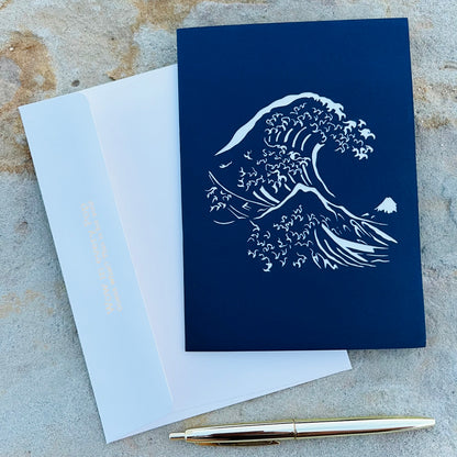 The Great Wave of Kanagawa 3D Pop Up Greeting Card