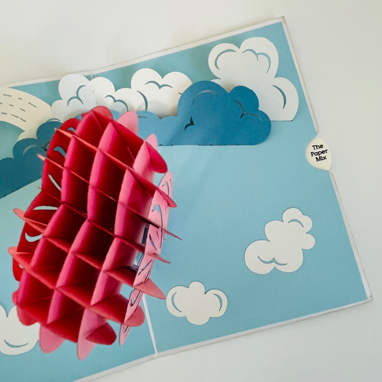Love Air Balloon WOWPOP CARD