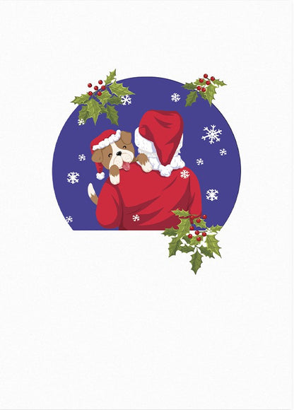 Santa Walk In Christmas 3D Pop Up Card
