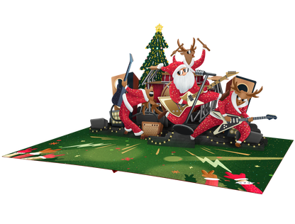 Christmas Dance Rock and Roll 3D Pop Up Card