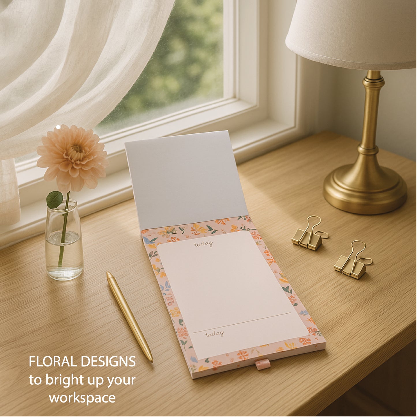 MIDSIZE MAGIC NOTEPAD with MAGNET and PENLOOP