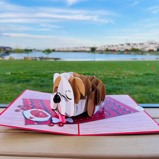 Snoozy Buddy 3D Pop Up Greeting Card